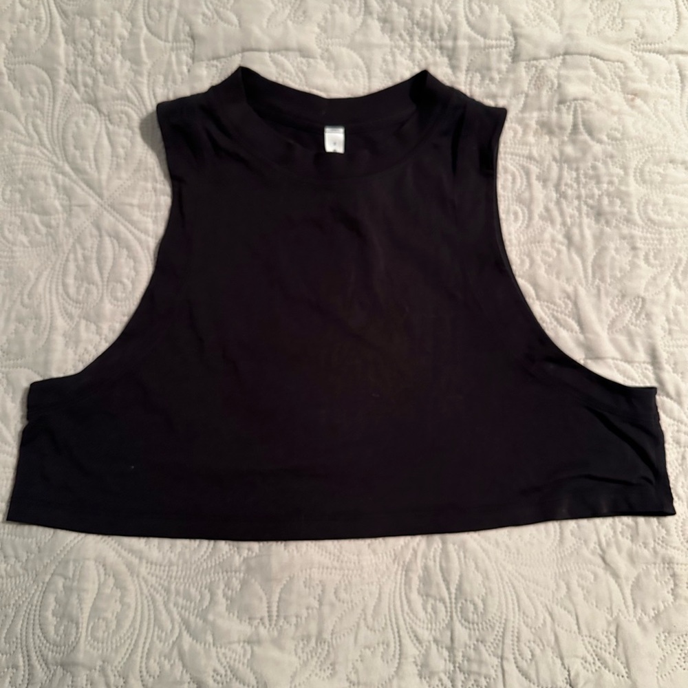 Lululemon top, black, size 8